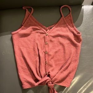 red tank top, red, wild fable